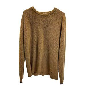 Smartwool Sweater Mens XXL Brown Merino Wool Knit Crewneck Pullover Casual‎